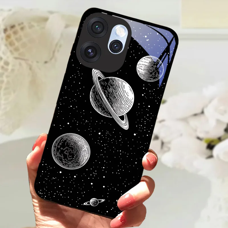 Tempered Glass Phone Case with Full Camera Protection