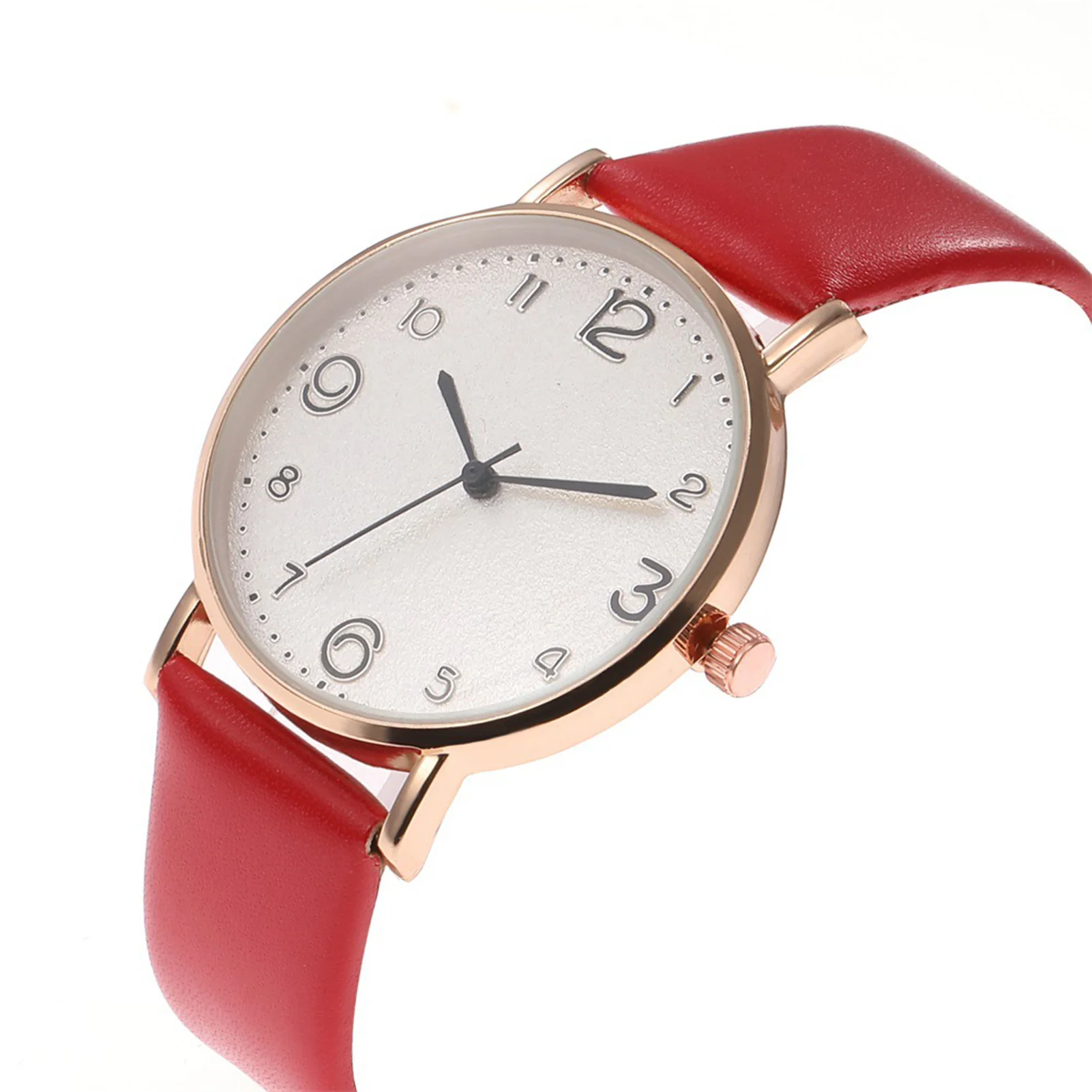 

Simple Digital Ladies Quartz Watch Ladies Casual Wristwatch with Round Dial for Wife Girlfriend Friend Gift