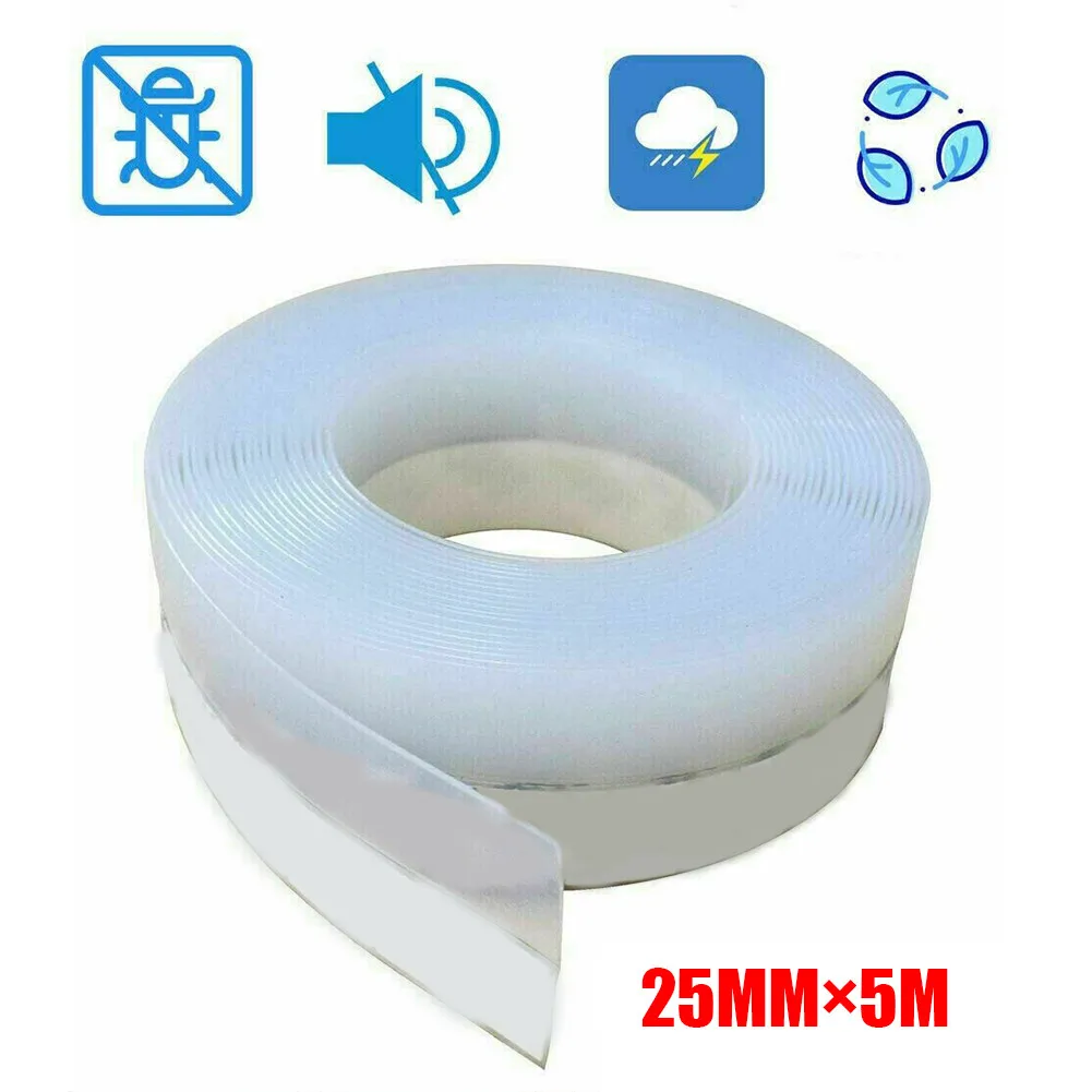 Silicone Door Seal Strip 5M Home Improvement