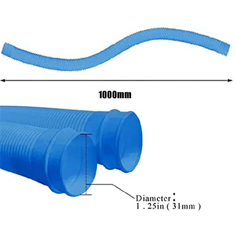 Hose 2pcs 1000mm hose adapter Above Ground Pool Pump Replacement For Intex 1-1/4 Inch Accessory1.25" Outdoor Accessories Leak Proof Durable