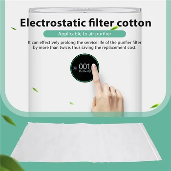 ABUN-40 Foglio 28 Pollici X 12 Pollici Filtro Elettrostatico in Cotone, Rete filtrante HEPA per Xiaomi Mi Purificatore d'Aria