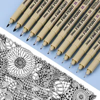 Line Drawing Pen Art Pigment Ink Drawing Waterproof Art Architecture School Supplies Paint Brushes Pinceles Painting Supplies 2