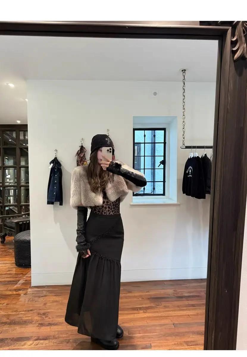 Mao Mao Jacket Women's Light Luxury High-end Celebrity Temperament Imitation Mink Fur Integrated Short Fur Shawl