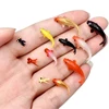 5pcs Dollhouse Miniature Model Fish Carp Simulation Animals For Kids Toys DIY Decorative Goldfish Figurines Home Decor 1