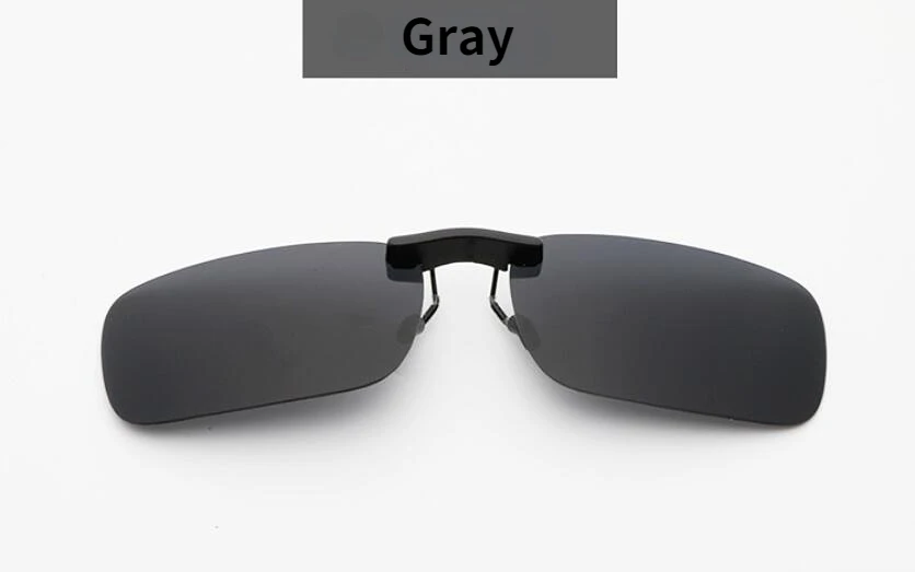 Polarized Sunglasses Night Vision Glasses Fishing Sunglasses Unisex Fishing Polarized Clip On Sunglasses Near-Sighted Driving Night Vision Lens Anti-UVA Anti-UVB Fishing Sunglasses Clip