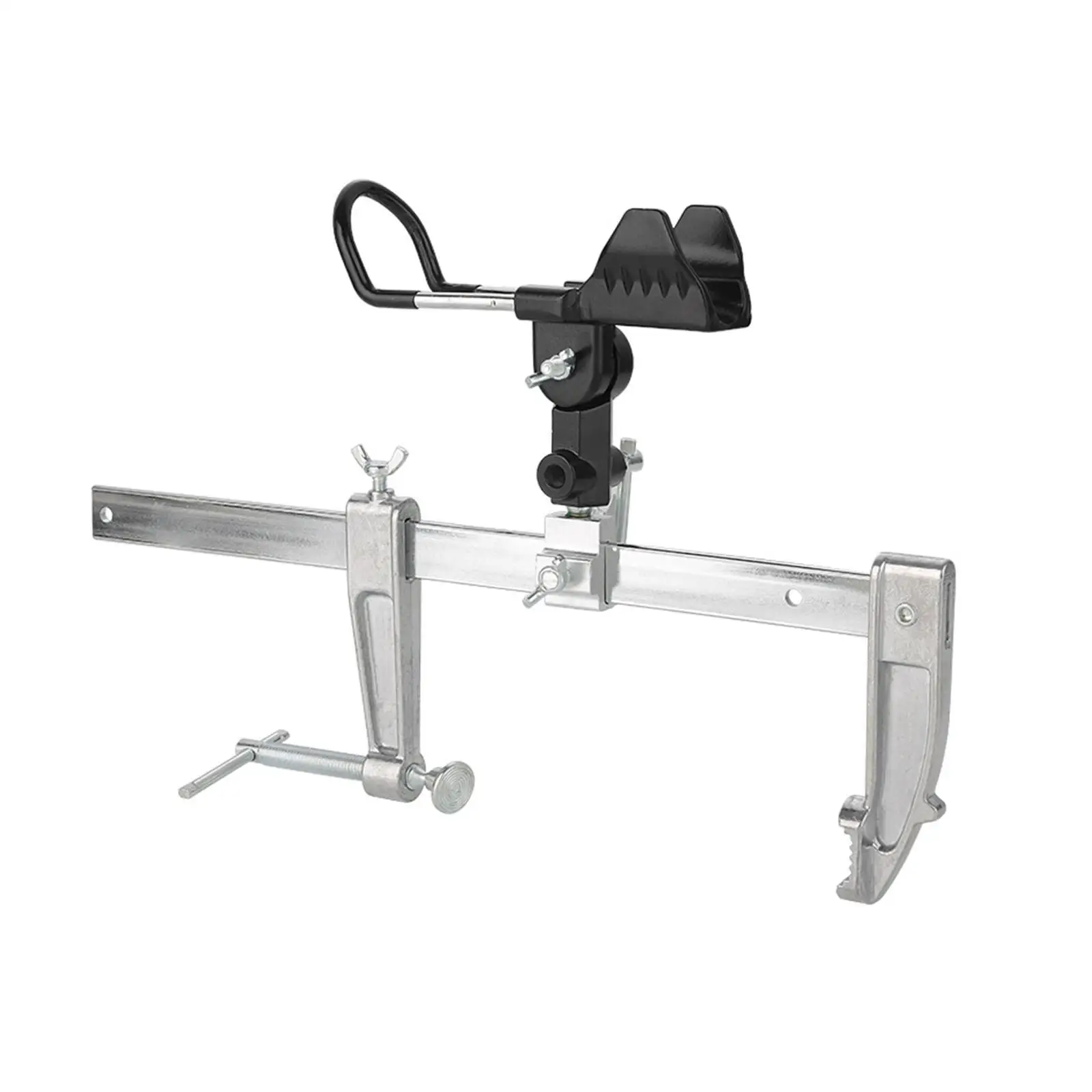 Fishing Rod Stand Practical Large Clamp Sturdy Easy Installation Fishing Device for Ice Freshwater Saltwater Canoe Dock fishing rod support