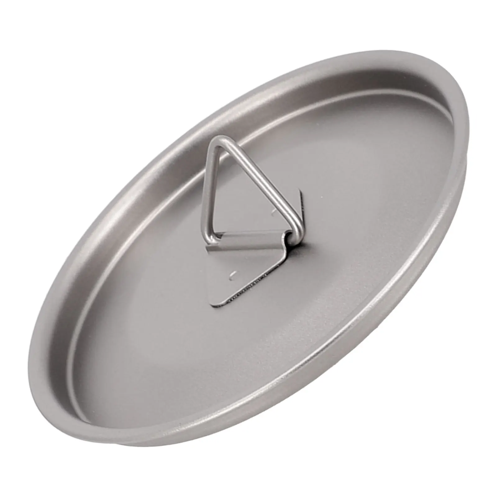 Titanium Cup Lid Camping Pot Lid Gray Mug Lid Lightweight Lid 80/95/120mm Cooking Supplies For Cup Mug Pot Kettle 4