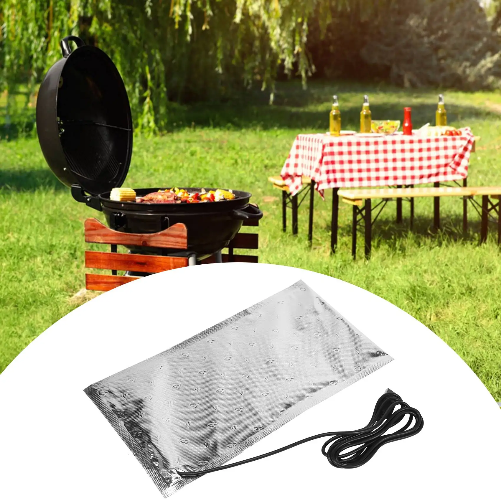 Outdoor Tool USB Thermostat Heat Preservation Plate Bag Lunch Plate Food Bag Heater Milk Thermal Warmer Rich