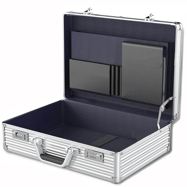 Mallette en aluminium 32x23x16cm Verrouillable Bords renforcés Valise de  rangement Outils DVD Box