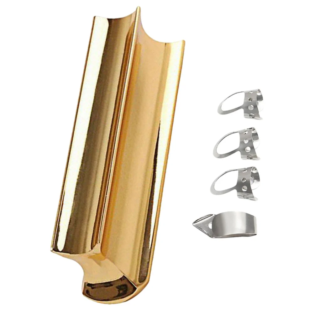Chitarra Slide Bar Tone Steel Electric Stainless Tonebar Pick Dobro Accessori Forniture Pedale Slides Lap Slider Tools Finger