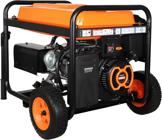 Bestseller11000 Watt Dual Fuel Portable Generator Home Back Up, Emergercy, RV & Camping Electric Start Gas or Propane 6