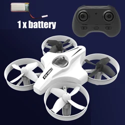 Mini UFO 4CH Remote Control Quadcopter Toy with 360° Flip Capability (White 1 battery)