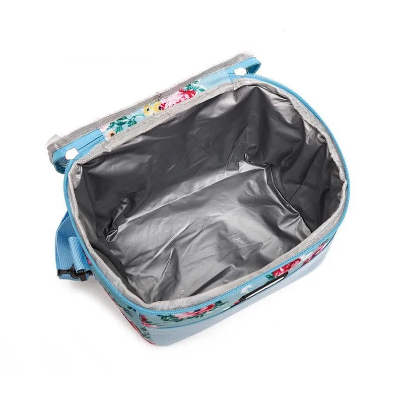 Women Men 611L Lunch Bag Outdoor Insulated Lunch Bento Box Tote Thermal Food Picnic Handbag Portable Shoulder Thermal Picnic Bag