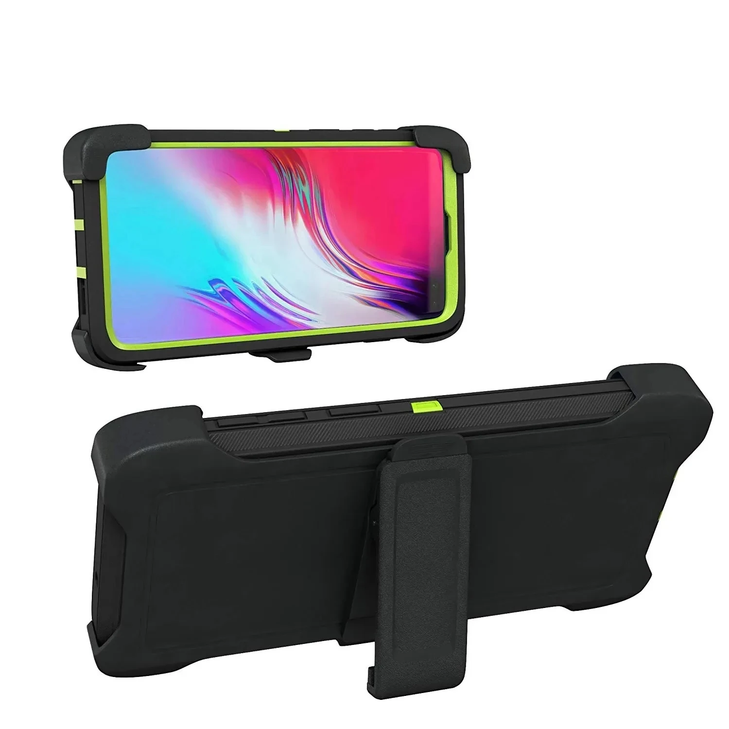 Premium Heavy Duty Shockproof Armor Phone Case with Belt Clip