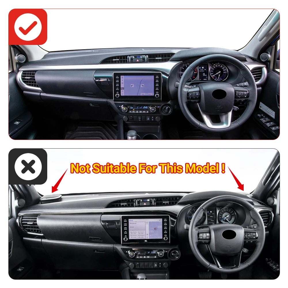 Premium Car Dashboard Cover and UV Protection Sun Shade Mat