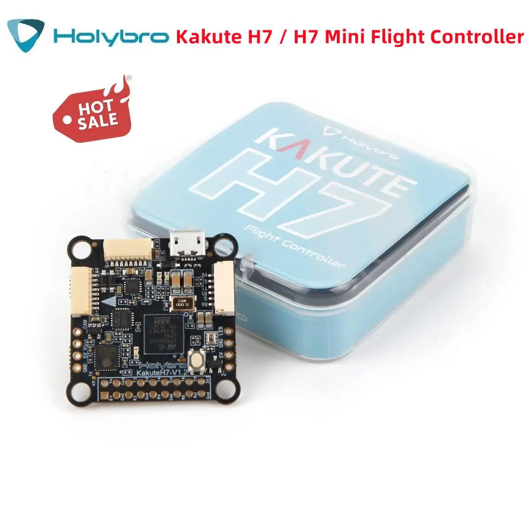 

HolyBro Kakute H7 / H7 Mini Flight Controller Bluetooth Baro OSD 5V 9V BEC Blackbox 2-6S FC for RC FPV Analog Digital Drones