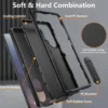 Case For Samsung Galaxy S25 Ultra S25 Plus S24 Ultra  Full Body 3 in 1 Shockproof Heavy Duty Anti-Scratch Rugged Kickstand Cover 5