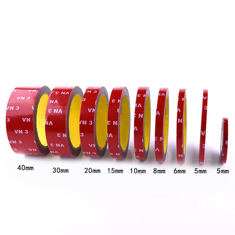Heat-Resistant Auto Double-Sided Adhesive Patch High Viscosity Strong Adhesion Heavy-Duty Fixing Tape for Car Accessories
