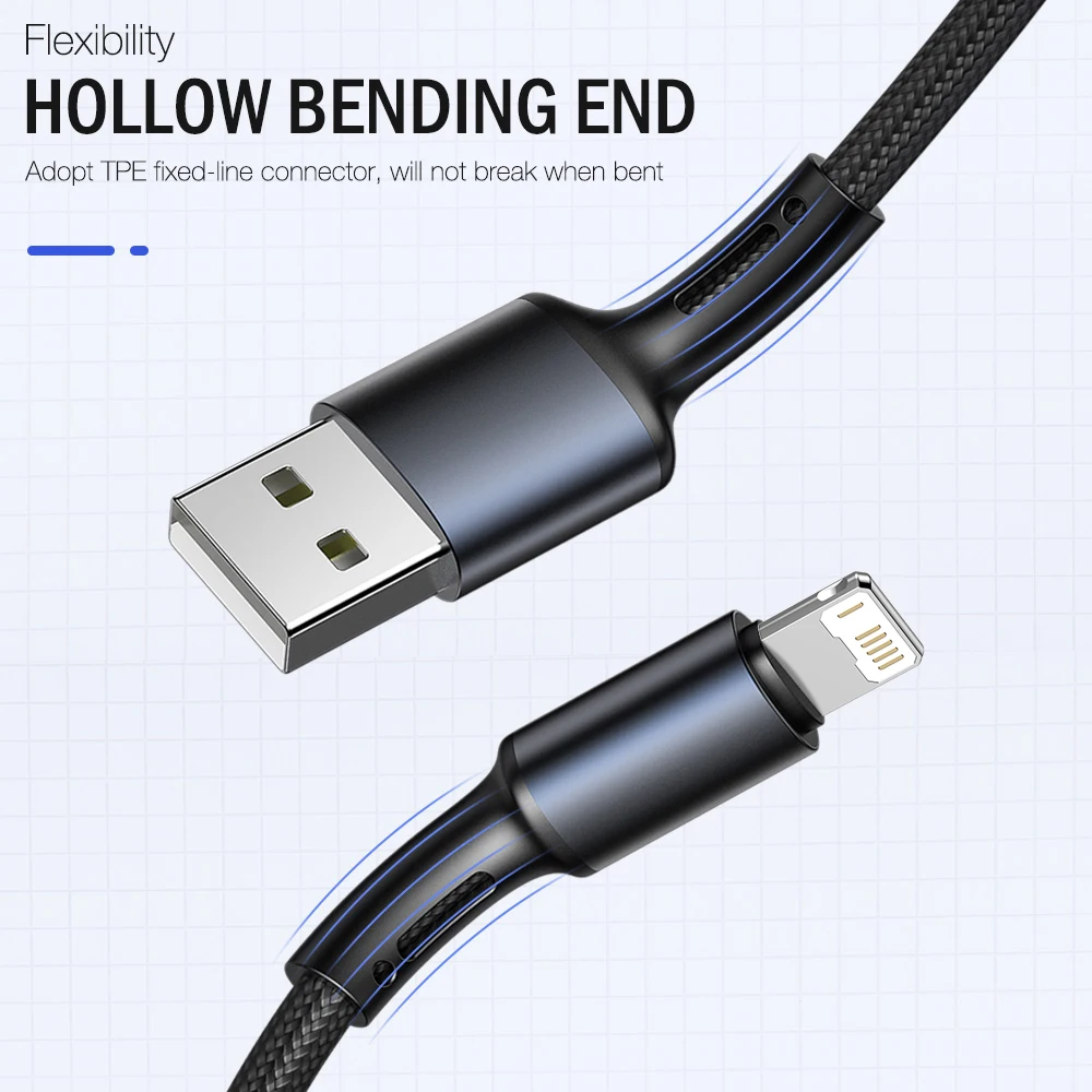 Premium USB Charging Cable – Versatile Lengths, Fast Charging, Durable Design