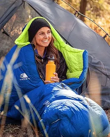 Backpacking Sleeping Bag Season, 800FP Goose Down Sleeping Bag