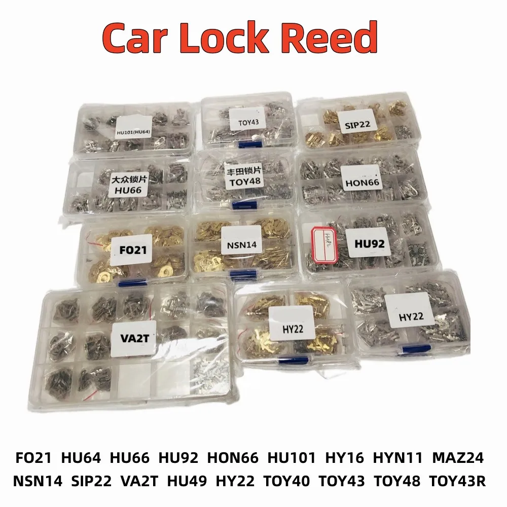 Lock Reed Lock Plate For FO21 TOY43 TOY48 HY22 HU92 HU100 HU66 HON66 SIP22 VA2T Car Repair Accessories