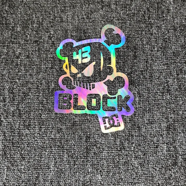 Car Stickers DC Ken Block Skulls Reflective Decoration For Fuel Tank Cap Windshield Bumper Trunk Motorcycles Laptop Ipad D2