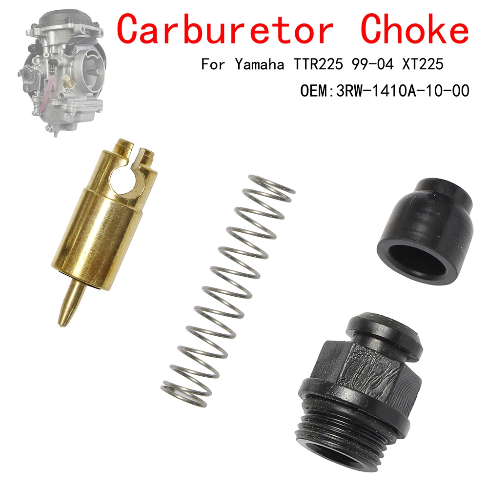 Carburetor Choke Starter Set Plunger Kit For Yamaha TTR225 9904 XT225 9707