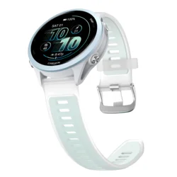 Translucent Two - Tone Silicone Watch Band - 18mm, 20mm, 22mm Strap - 22mm (White)