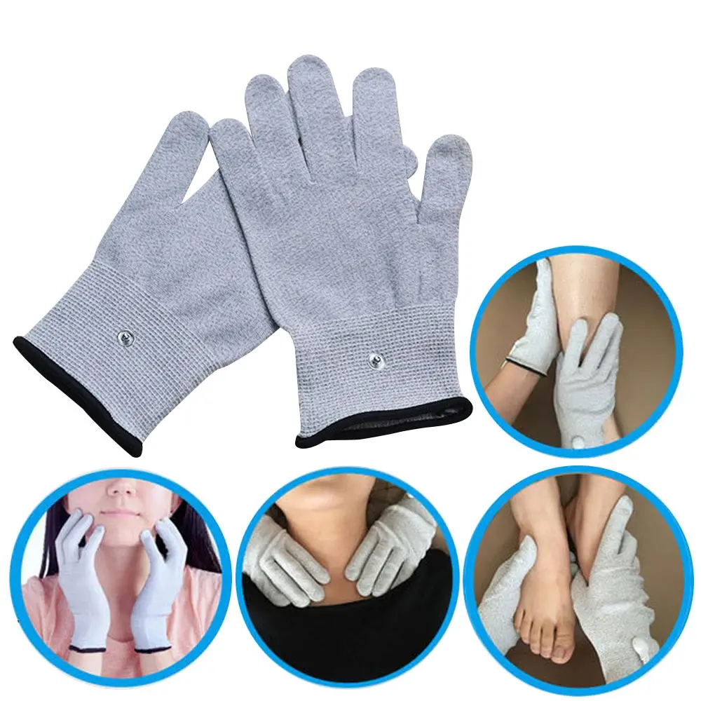 Physiotherapy Massage Accessories Knee Leg Massage Electrode Pad Gloves For Tens Massager Machine Pain Relief Body Relaxation