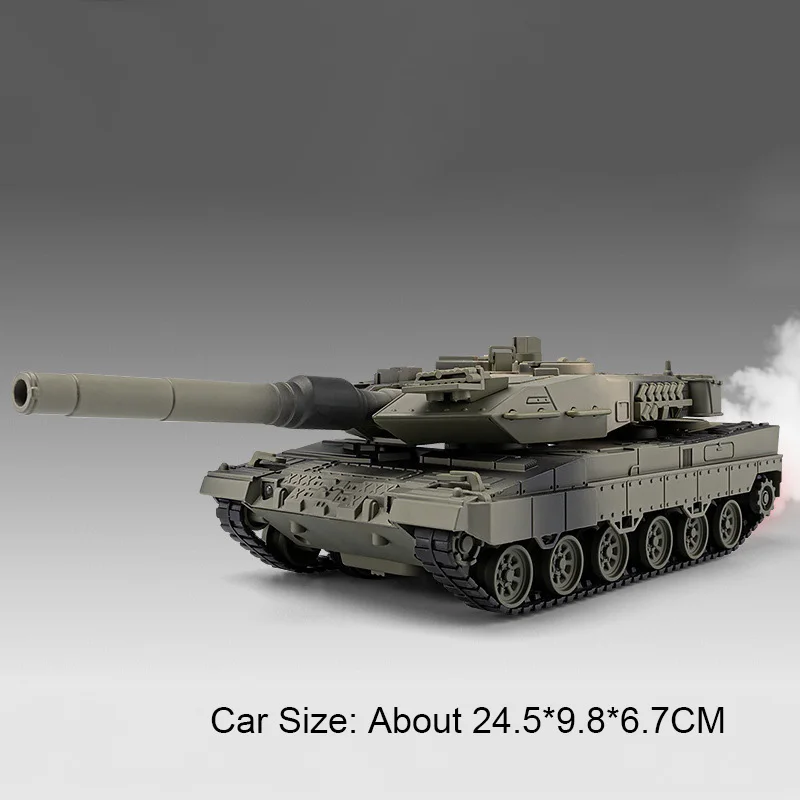 1:36 Leopard 2 Main Battle Tank Model Toy Alloy Die-cast Off-road