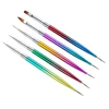 Double Head Nail Art Brushes Dotting Pen Multi-functional Gel Polish Liner Design Tools Carved Brush 7-15mm Line Detail Pen 1