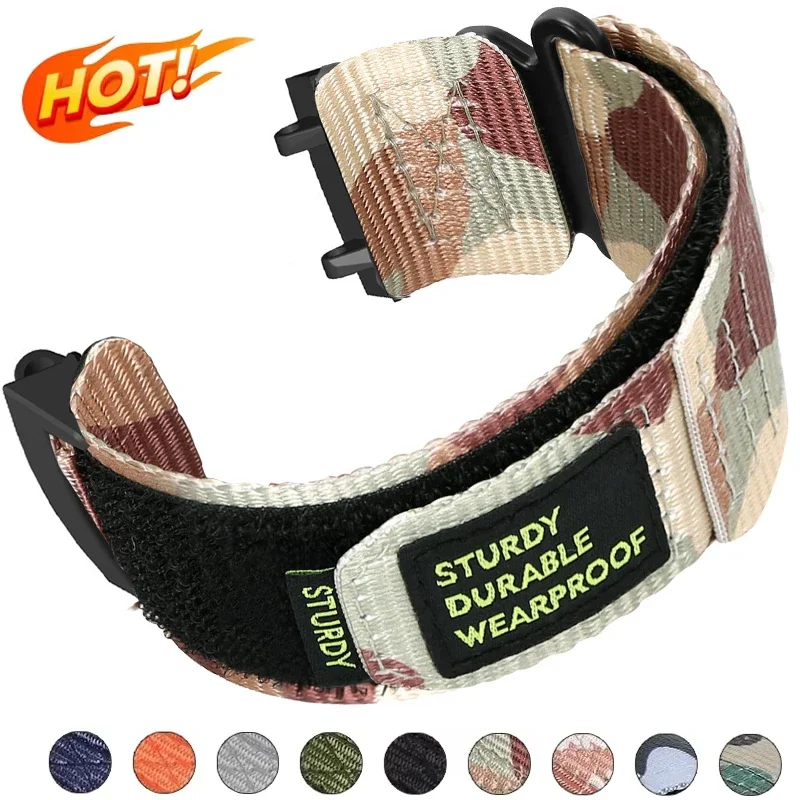 Nylon Loop Strap Watch Band for Smartwatch Sports Bracelet