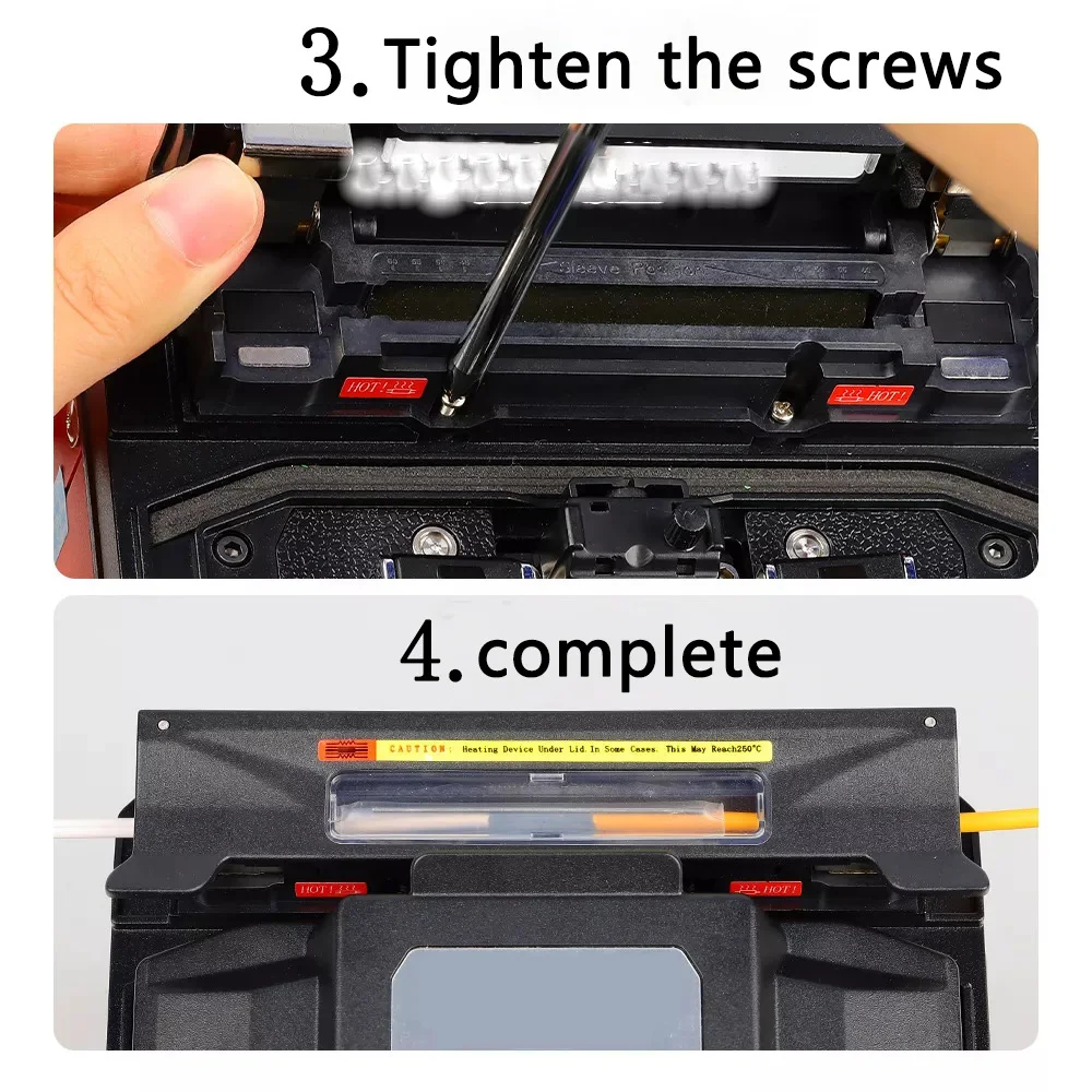 Fiber optic splicing machine A-80S/81S FS-60A/60C/60E/60F fiber fusion splicer heating furnace heater set