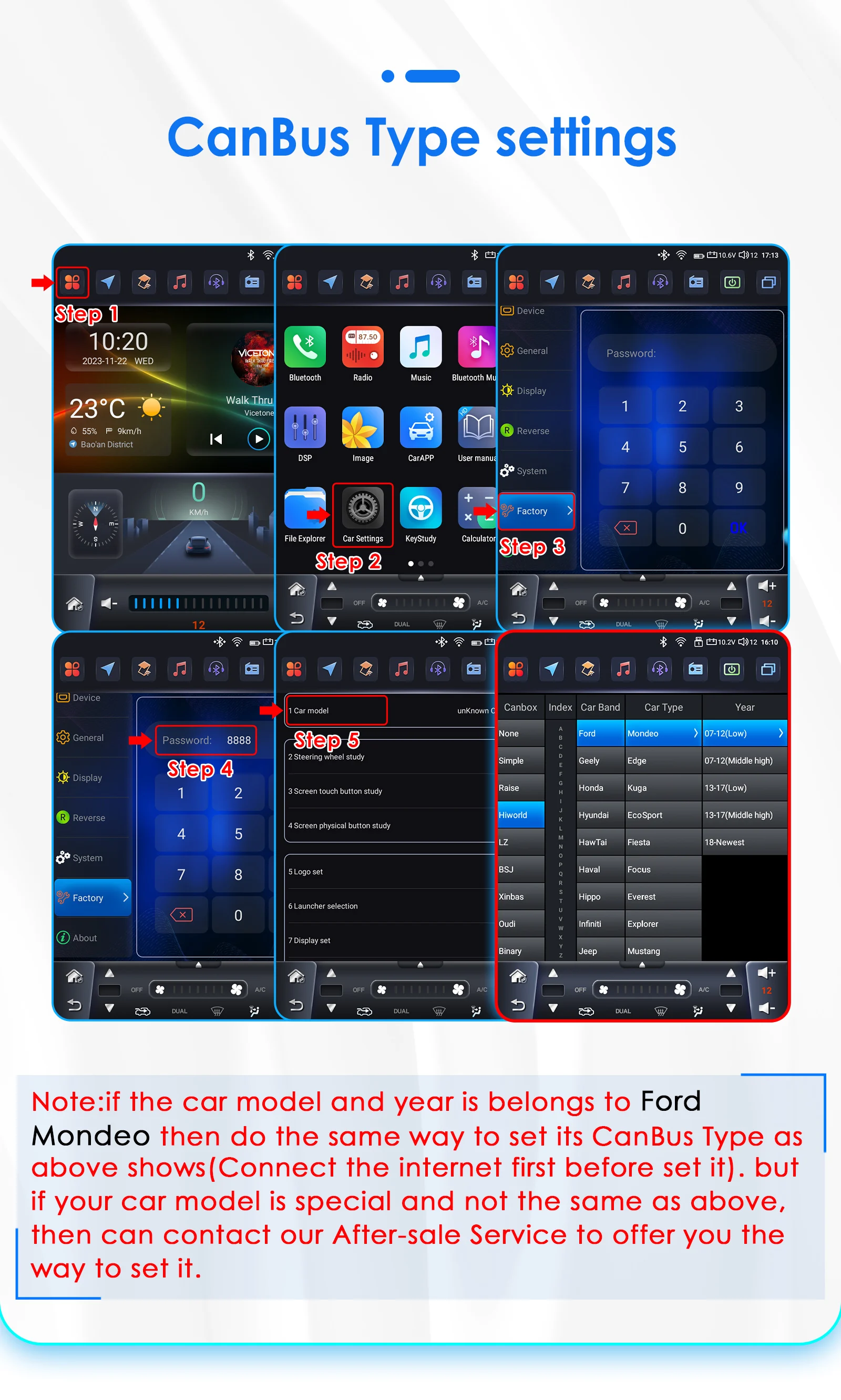 OSSURET 9.7inch 2 DIN Android 13 Car Radio for Ford Mondeo mk4 Galaxy A/C 2007-2010 Multimedia Stereo Vertical Screen Carplay