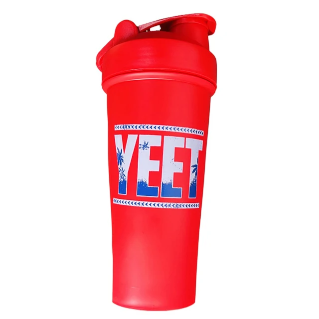 Jey Uso YEET Shaker Bottle Blue Orange 26oz 750ml WWE Bloodline USOS Protein Shake Cup Sports Fitness Water Bottle 6