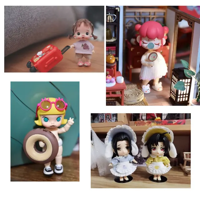 MINI Ob11 Doll YMY Small Dolls Body for BJD Doll Head,GSC,Obitsu 11 Doll Accessories Movable Joint Body Toys for Girls and Boys 6