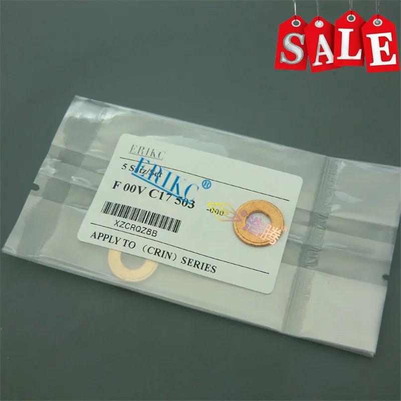 

10PCS ERIKC Copper Washers Shims F00RJ01453 Auto Injector Copper Washer Shim F00VC17503 Copper Washer Auto Injection Copper Ring