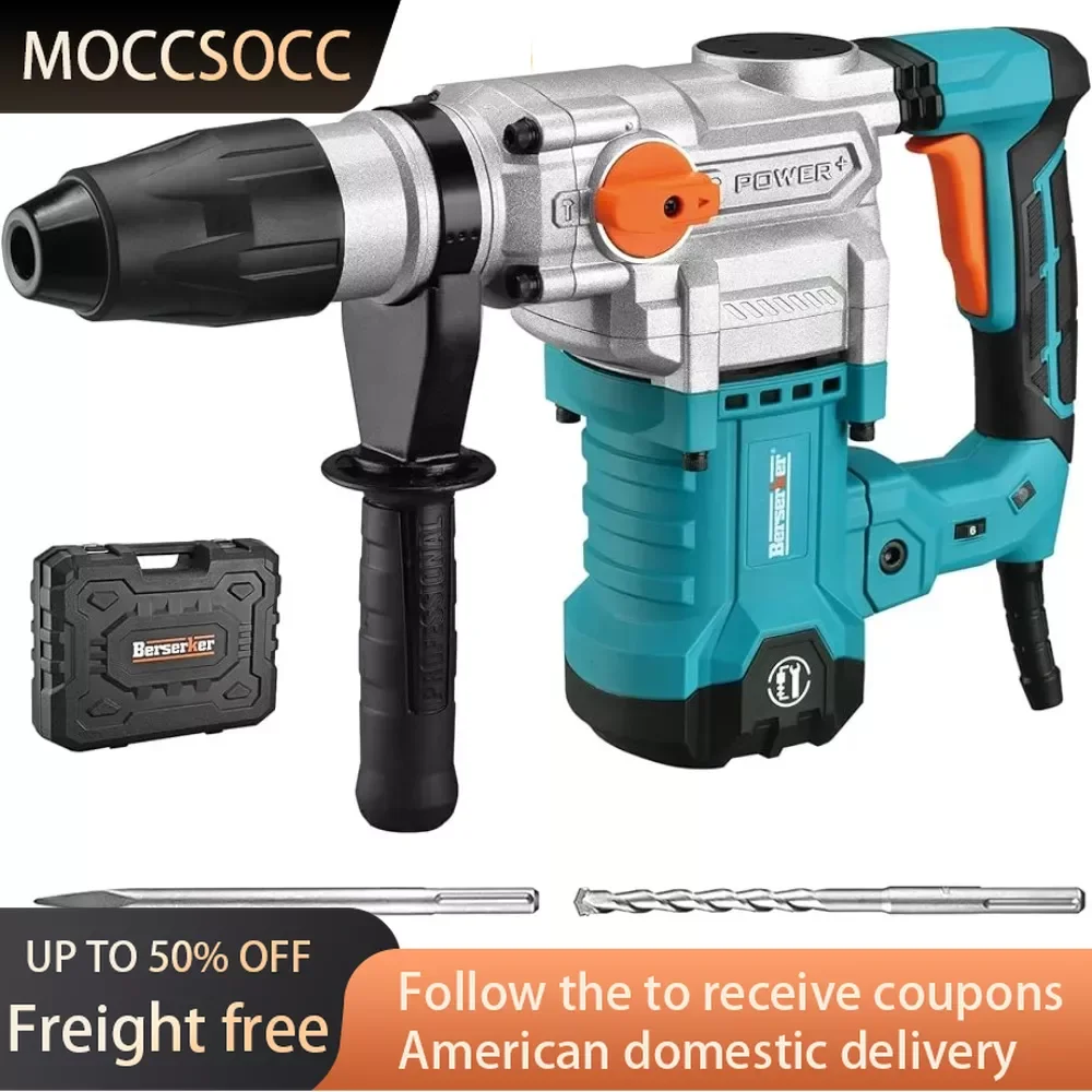 13 Amp 3 Functions Demolition Rotomartillo for Concrete-Including 1 Drill Bits Wireless Screwdriver and Drill Machine Electric nsk machine tool spindle bearing multiple functions ball screw paired bearing 15 17 20tac47 25tac62 30tac62b 35tac72 b c