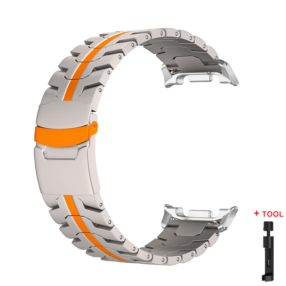 Titanium Magnetic Buckle Metal Bracelet Strap