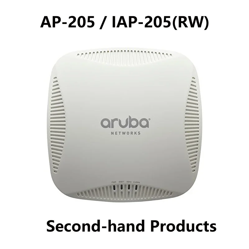 

Aruba Networks AP-205 / IAP-205 (RW) APIN0205 Used 802.11AC WiFi 5 AP Dual radio integrated antennas Wireless Access Point