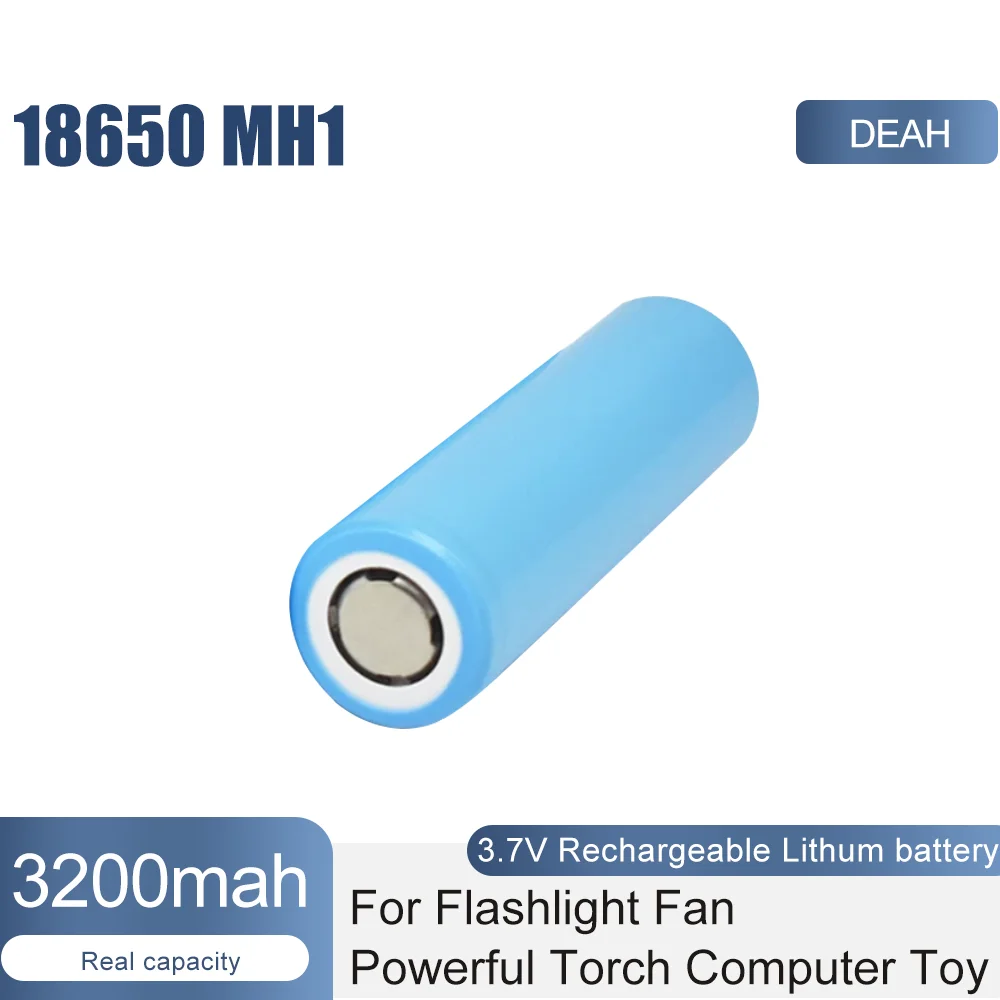 New INR18650 18650 MH1 3.7V Rechargeable Lithium Battery 3200mah For ...