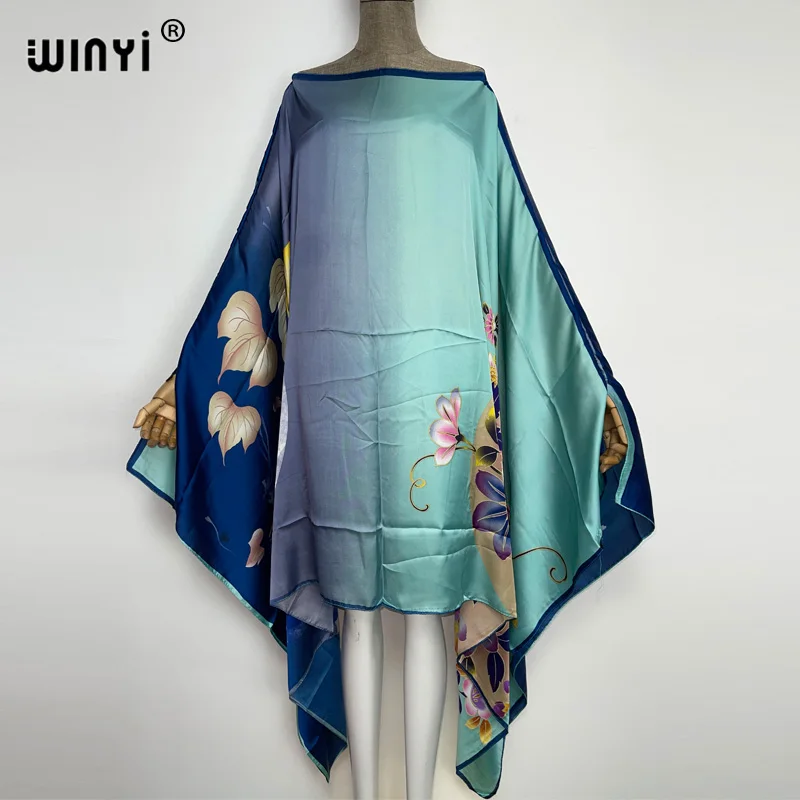 

Летнее женское платье с принтом WINYI 2022, модное дизайнерское платье с диагональными плечами, длинное платье, Пляжная накидка, элегантное платье для вечерние