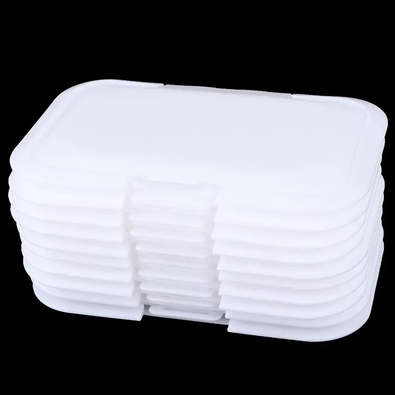

1/5/10pc Reusable Baby Wipes Lid Baby Wet Wipes Cover Portable Child Wet Tissues Box Lid Mobile Wipes Wet Paper Lid Useful