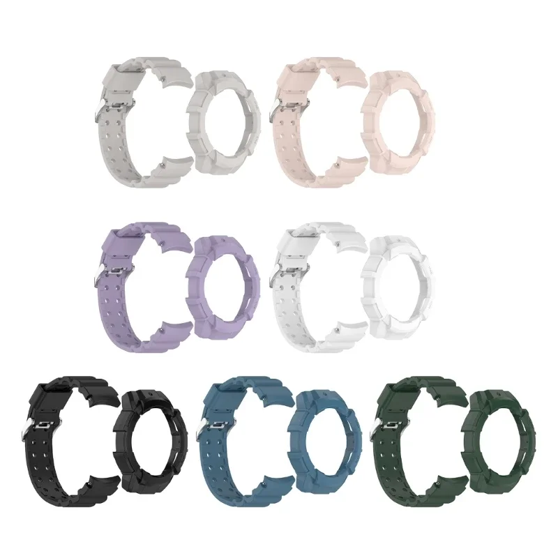 

Пылезащитный корпус для часов 6, 40 мм, защитный чехол для умных часов и ремешок для часов, бампер, рамка, чехол с защитой от