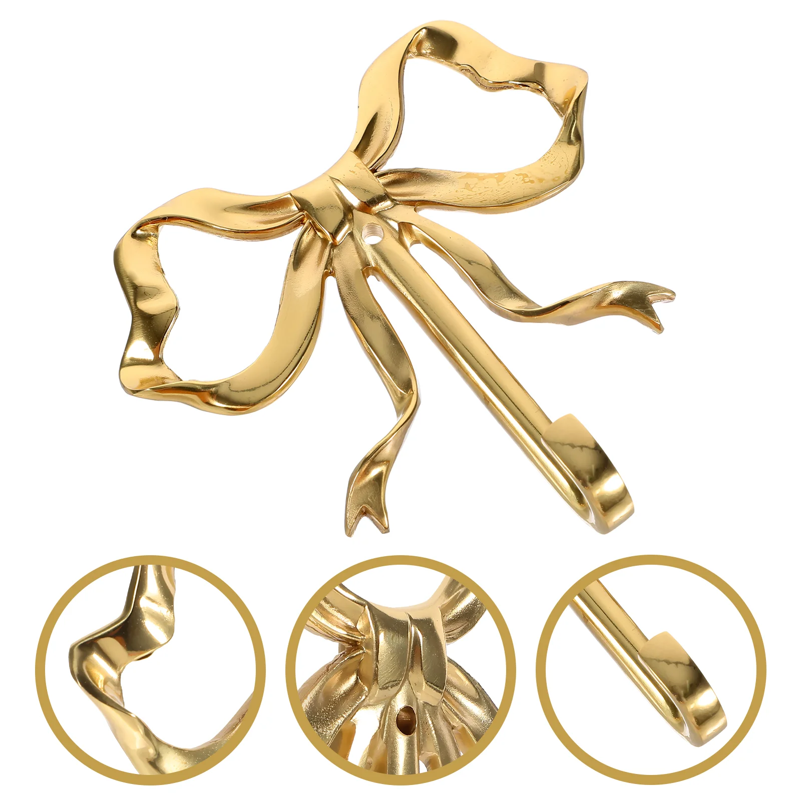 

Домашний Декоративный Крючок, бант, латунный крючок, настенный крючок, подвесной крючок для пальто, шляпы, полотенец