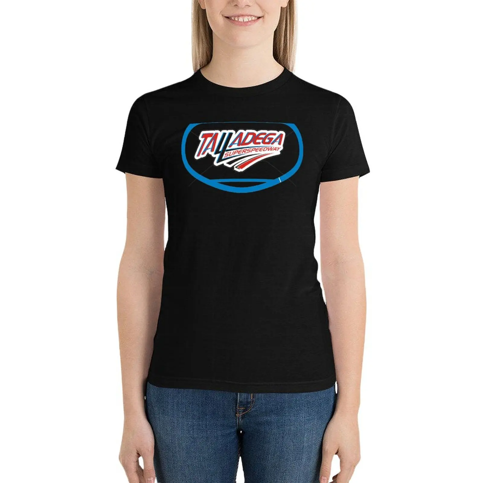 

Talladega T-Shirt graphics female summer tops Women's cotton t-shirt