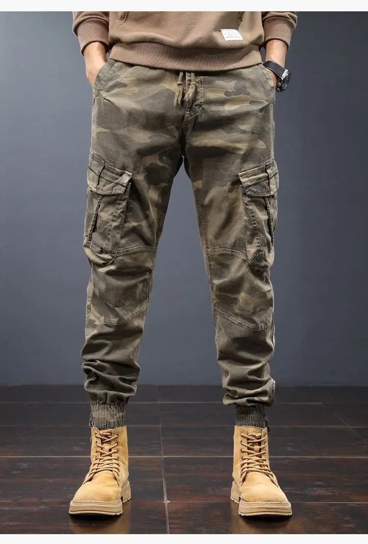 High Quality Cargo Pants Men Jogging Casual Pants Full Length Military Mens Streetwear Adults Work Tactical Tracksuit Trousers