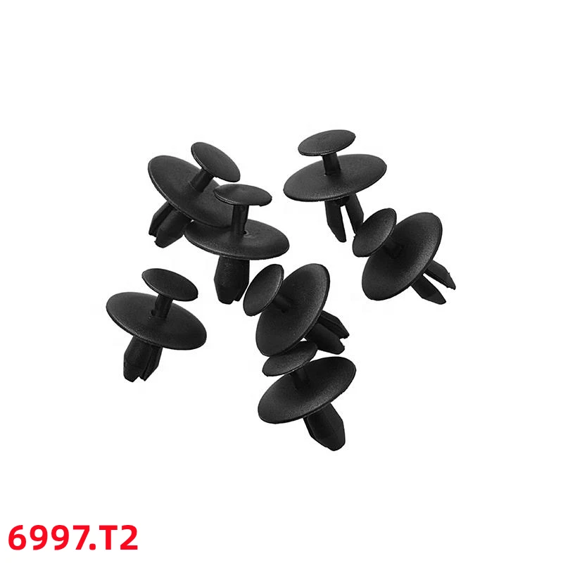 

100Pcs Push-type Auto Nylon Bumper Fender Flare Fastener Rivet Clips 6997.T2 B115