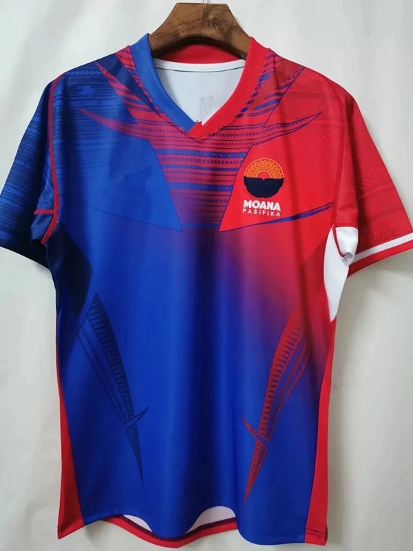 

2022 Moana Pasifika Rugby Heritage Jersey 2022/23 MOANA PASIFIKA HOME RUGBY TRAINING JERSEY size S---5XL