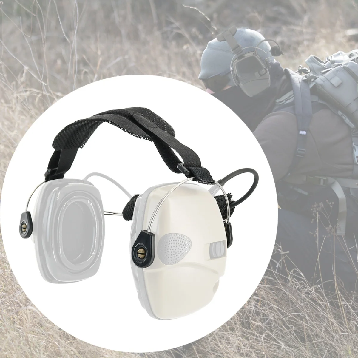 Noise Reduction Headset NEW Active Noise Reduction Headset Headband for Howard Leight Impact Sport Shooting Earmuffs Tactical Airsoft Hunting Headphones